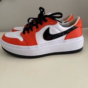 Nike Men's Low-Top Sneakers White Orange Black